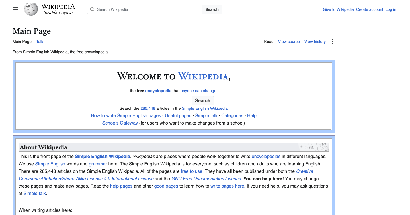 Simple English Wikipediaのロゴ