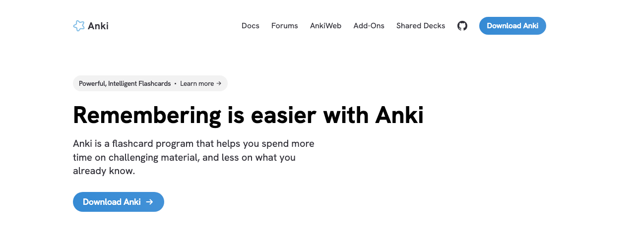 Ankiの公式サイト