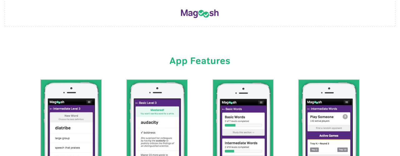 Magoosh Vocabulary Builderの公式サイト