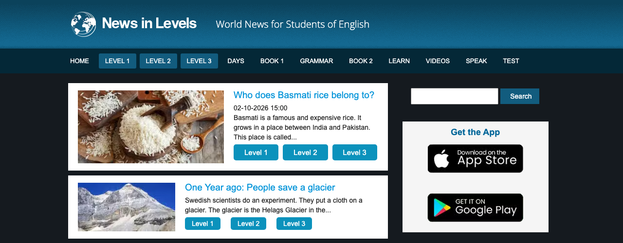 News in Levelsの公式サイト