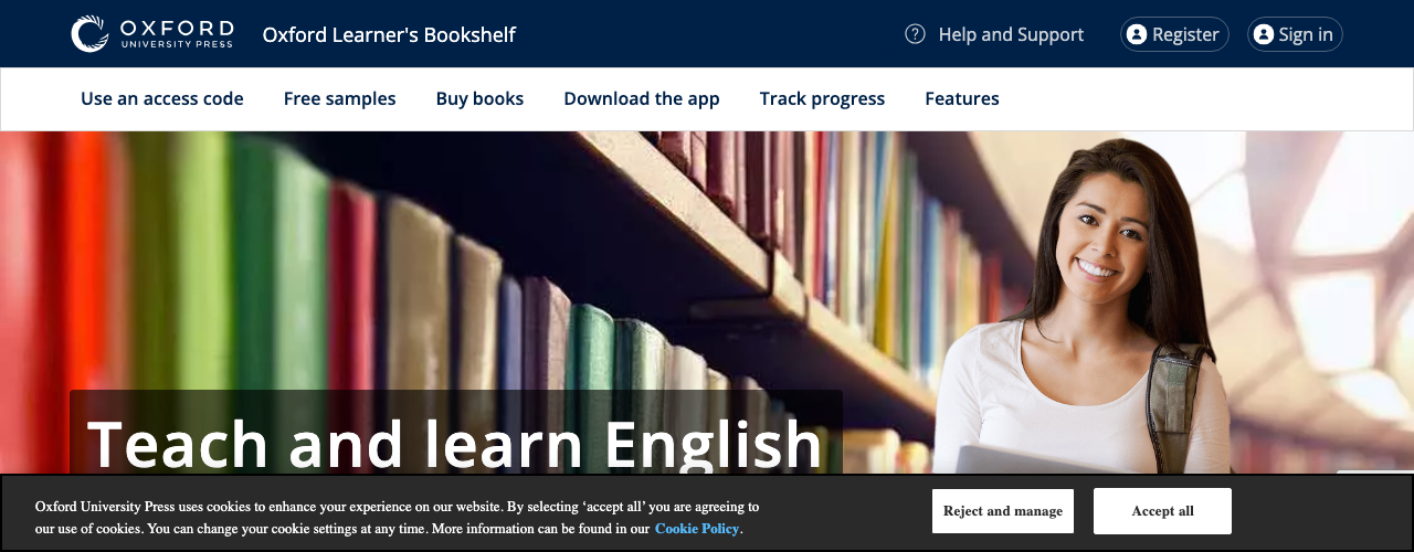 Oxford Learner's Bookshelfの公式サイト