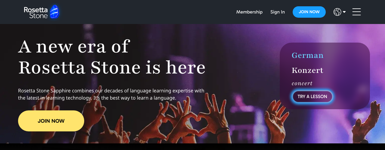 Rosetta Stoneの公式サイト
