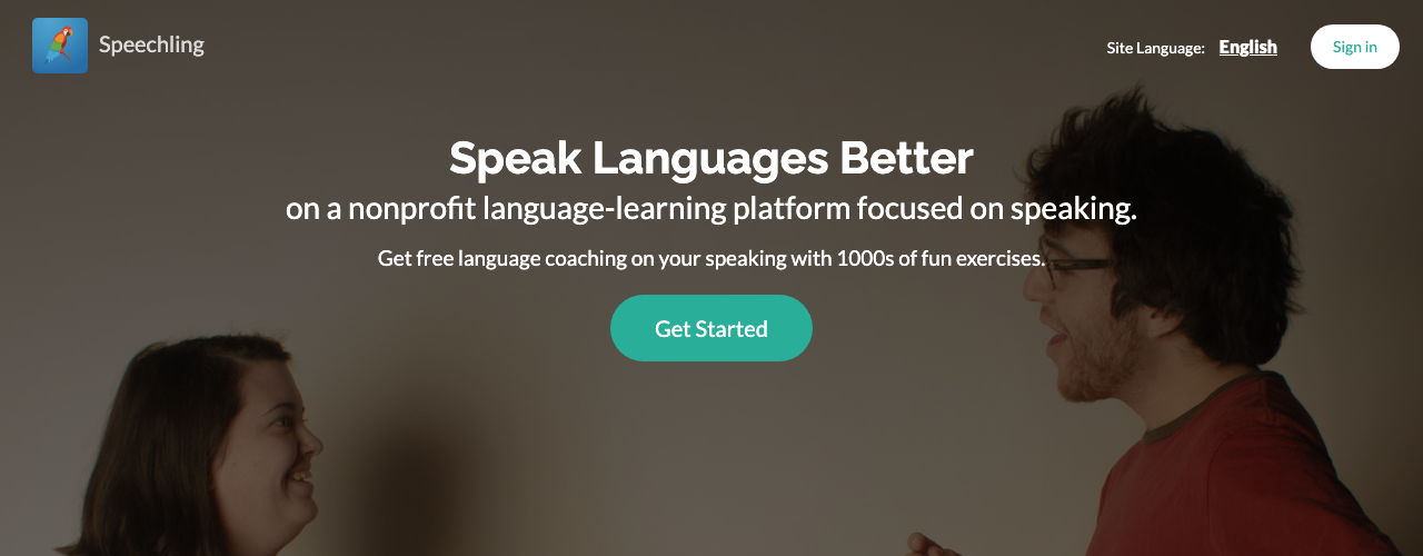Speechlingの公式サイト